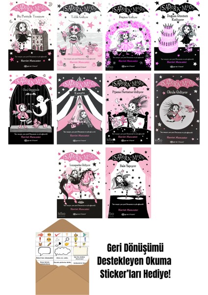 Harriet Muncaster 10 Kitap Seti + Okuma Sticker'ları