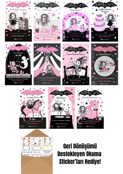 Harriet Muncaster 11 Kitap Seti + Okuma Sticker'ları