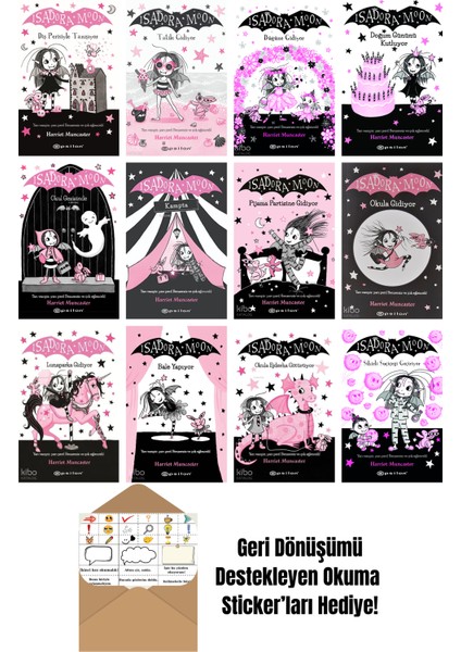 Harriet Muncaster 12 Kitap Seti + Okuma Sticker'ları