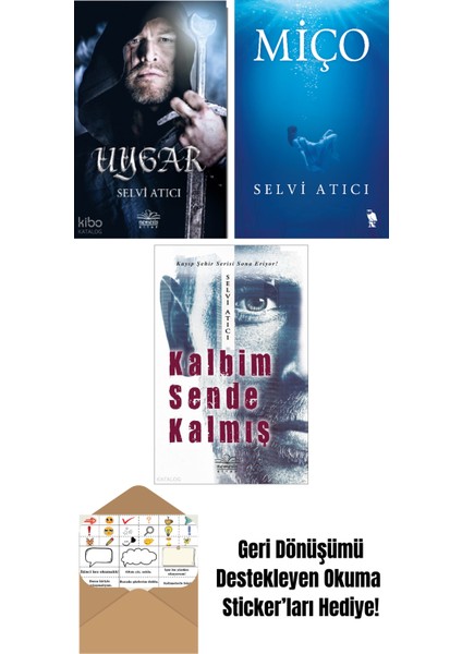 Selvi Atıcı 3 Kitap Seti + Okuma Sticker'ları