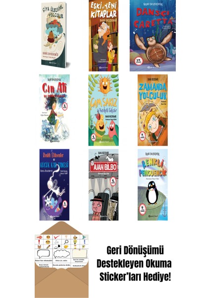 Banu Bozdemir 9 Kitap Seti + Okuma Sticker'ları