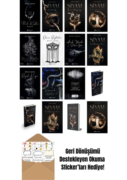 Beyza Aksoy 16 Kitap Seti + Okuma Sticker'ları