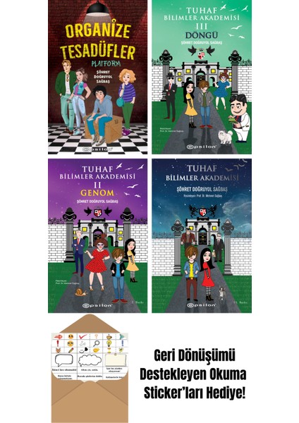 Şöhret Doğruyol Sağbaş 4 Kitap Seti + Okuma Sticker'ları