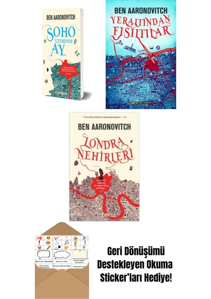 Ben Aaronovitch 3 Kitap Seti + Okuma Sticker'ları