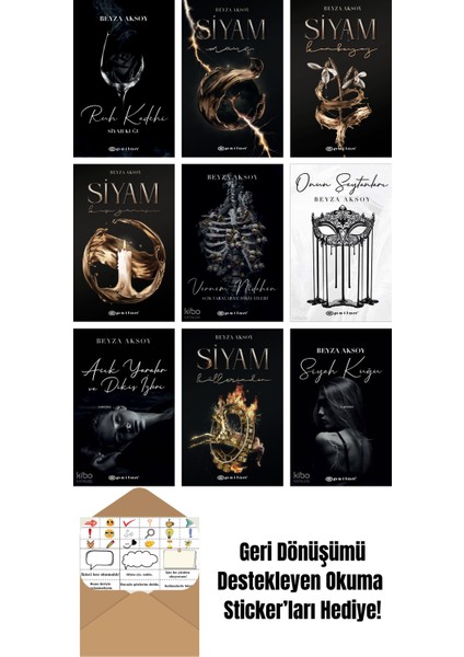Beyza Aksoy 9 Kitap Seti + Okuma Sticker'ları