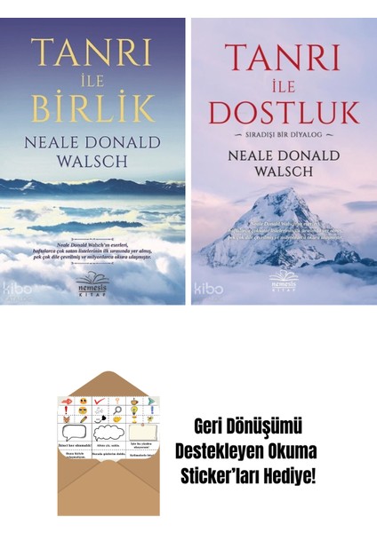 Neale Donald Walsch 2 Kitap Seti + Okuma Sticker'ları