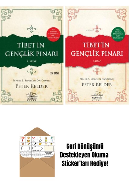 Peter Kelder 2 Kitap Seti + Okuma Sticker'ları