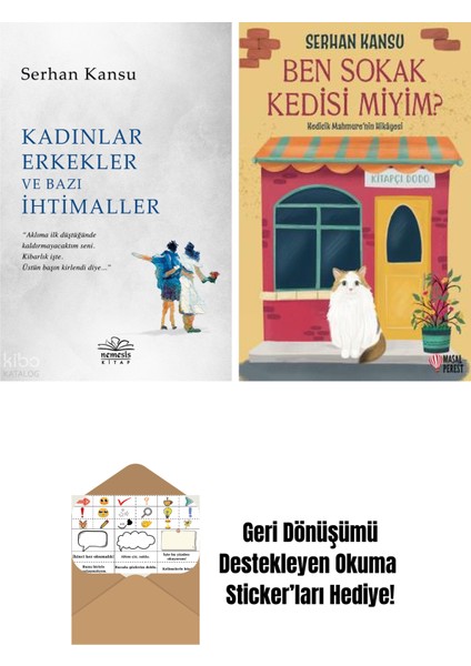 Serhan Kansu 2 Kitap Seti + Okuma Sticker'ları
