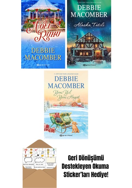 Debbie Macomber 3 Kitap Seti + Okuma Sticker'ları
