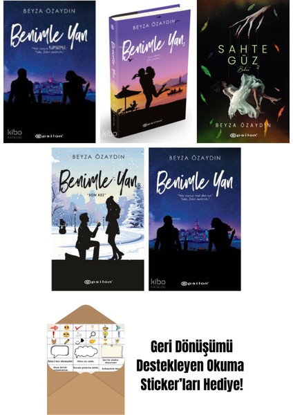 Beyza Özaydın 5 Kitap Seti + Okuma Sticker'ları