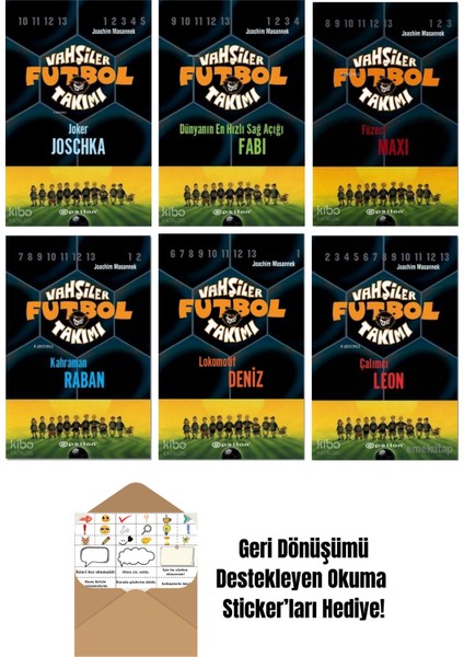 Joachim Masannek 6 Kitap Seti + Okuma Sticker'ları