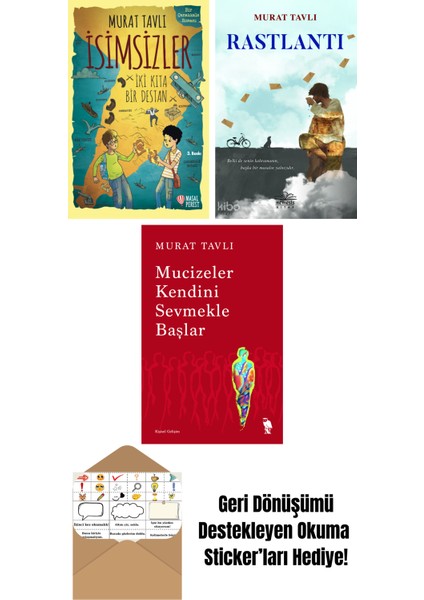 Murat Tavlı 3 Kitap Seti + Okuma Sticker'ları