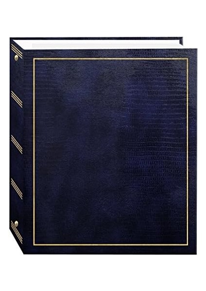 Photo Albums Manyetik Self-Stick 3 Halkalı Fotoğraf Albümü 100 Sayfa (50 Yaprak), Lacivert fiyatları