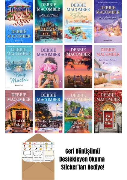 Debbie Macomber 12 Kitap Seti + Okuma Sticker'ları