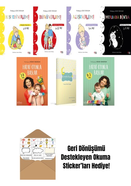 Gözde Erdoğan 7 Kitap Seti + Okuma Sticker'ları