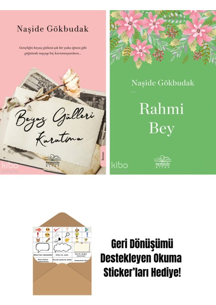 Naşide Gökbudak 2 Kitap Seti + Okuma Sticker'ları