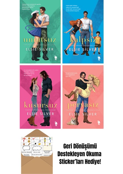 Elsie Silver 4 Kitap Seti + Okuma Sticker'ları