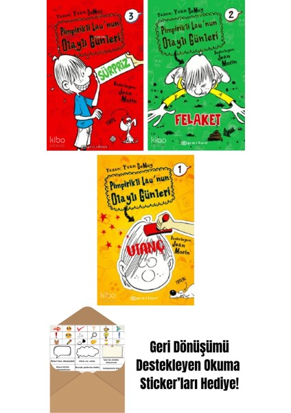 Yvan Demuy 3 Kitap Seti + Okuma Sticker'ları