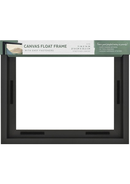 40003 Rahmen Für Leinwandbilder, 27,9 x 35,6 Cm, Schwarz