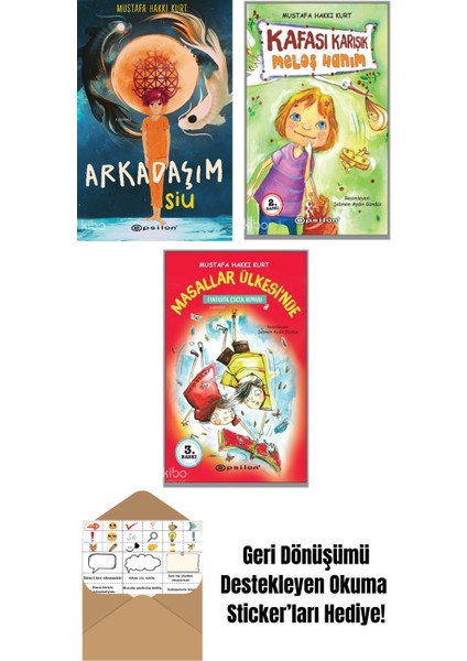 Mustafa Hakkı Kurt 3 Kitap Seti + Okuma Sticker'ları