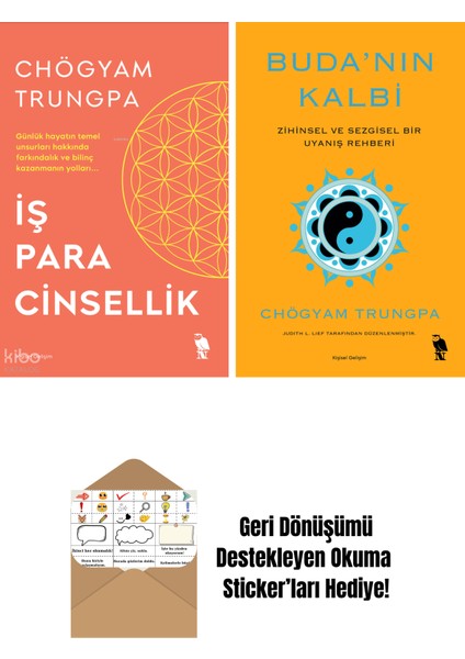 Chögyam Trungpa 2 Kitap Seti + Okuma Sticker'ları