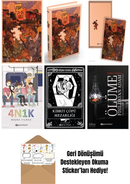 Büşra Yılmaz 6 Kitap Seti + Okuma Sticker'ları