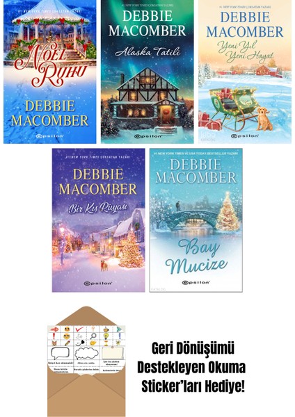 Debbie Macomber 5 Kitap Seti + Okuma Sticker'ları