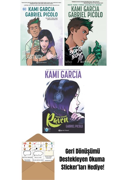 Kami Garcia & Gabriel Picolo 3 Kitap Seti + Okuma Sticker'ları