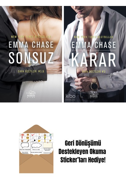 Emma Chase 2 Kitap Seti + Okuma Sticker'ları