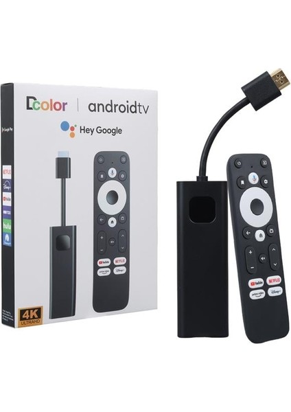 Magroid Gd1 D Color Lisanslı 16 GB HDD / 2 GB Ram 4K Android Tv Stick