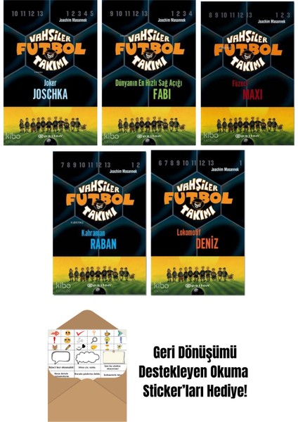 Joachim Masannek 5 Kitap Seti + Okuma Sticker'ları