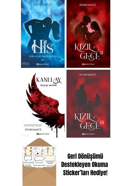 Durumavii 4 Kitap Seti + Okuma Sticker'ları