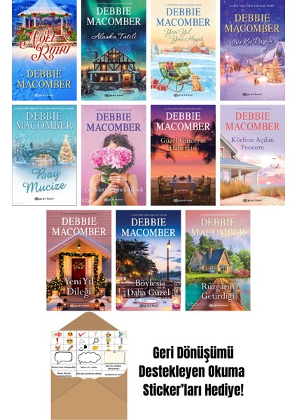 Debbie Macomber 11 Kitap Seti + Okuma Sticker'ları