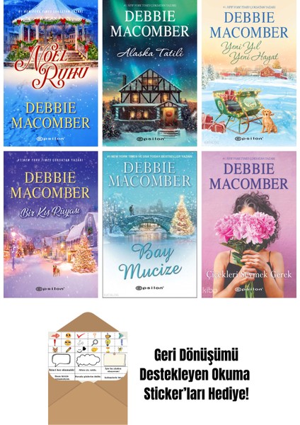Debbie Macomber 6 Kitap Seti + Okuma Sticker'ları