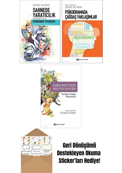 Deniz Altinay 3 Kitap Seti + Okuma Sticker'ları