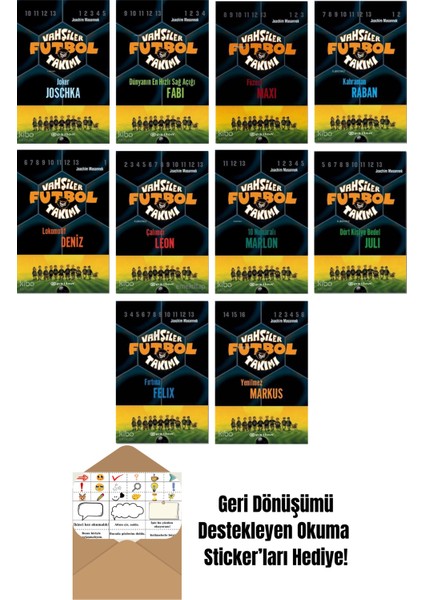 Joachim Masannek 10 Kitap Seti + Okuma Sticker'ları
