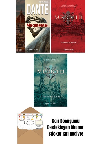 Matteo Strukul 3 Kitap Seti + Okuma Sticker'ları