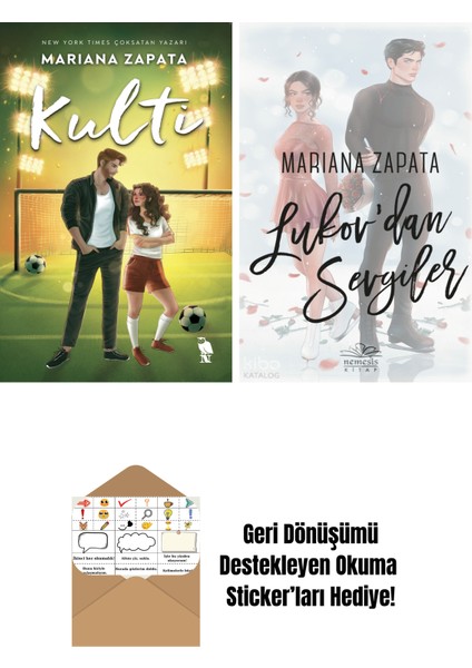 Mariana Zapata 2 Kitap Seti + Okuma Sticker'ları