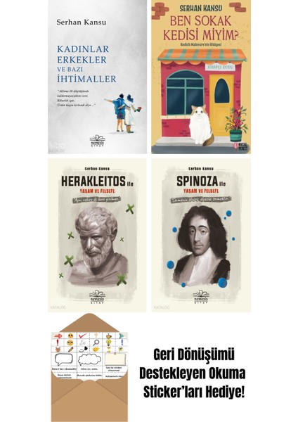 Serhan Kansu 4 Kitap Seti + Okuma Sticker'ları