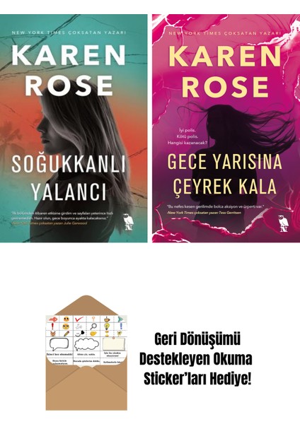 Karen Rose 2 Kitap Seti + Okuma Sticker'ları