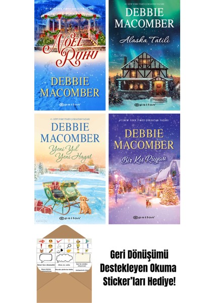 Debbie Macomber 4 Kitap Seti + Okuma Sticker'ları