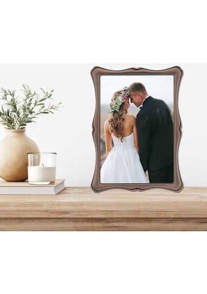 Frames Resim Çerçevesi, 12,7 x 17,8 Cm, Bronz, Cam, 5x7 modelleri