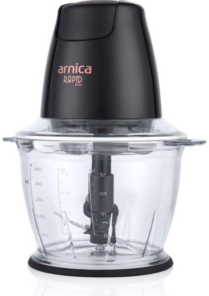 Rapid Mini Plus Doğrayıcı - Siyah