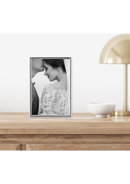 Frames Simply Metal Resim Çerçevesi, Gümüş, 3,5x5 modelleri