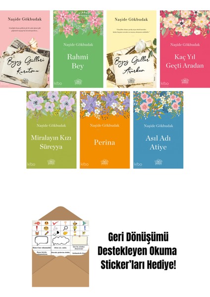 Naşide Gökbudak 7 Kitap Seti + Okuma Sticker'ları