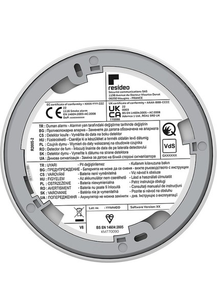 Duman Dedektörü ve Alarmı - 2'li Set -10 Yıl Pil Ömrü fiyatları