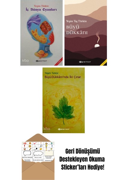 Yeşim Türköz 3 Kitap Seti + Okuma Sticker'ları