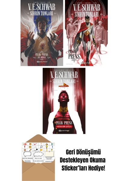 V.e. Schwab 3 Kitap Seti + Okuma Sticker'ları