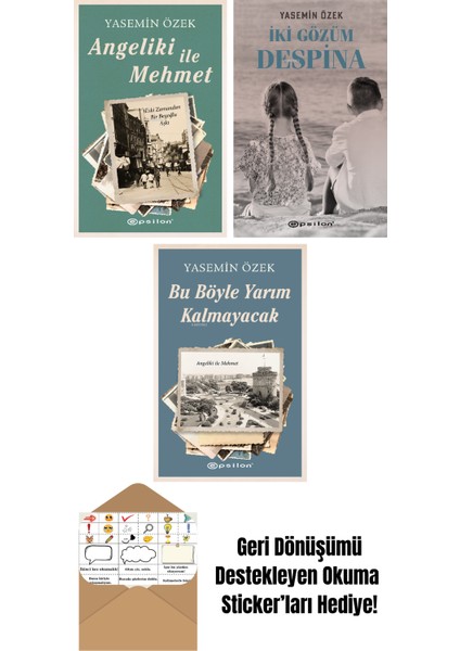 Yasemin Özek 3 Kitap Seti + Okuma Sticker'ları