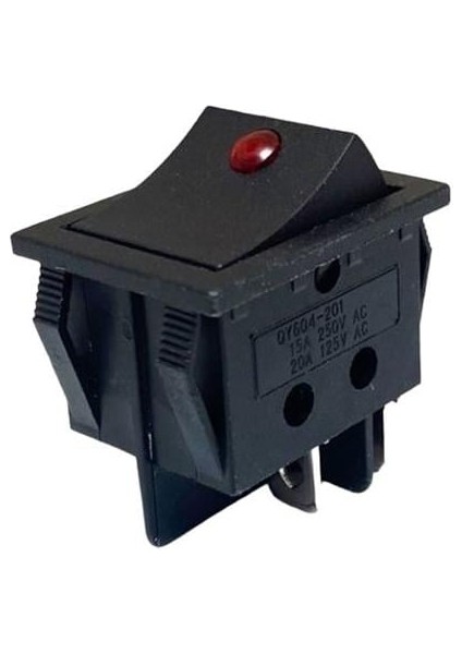 IC-104D 220 Volt Geniş Nokta Işıklı On-Off Anahtar